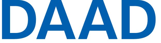 Logo DAAD in blauen Großbuchstaben