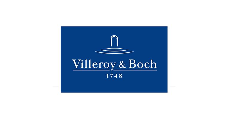 Logo Villeroy & Boch 1748 auf blauem Hintergrund